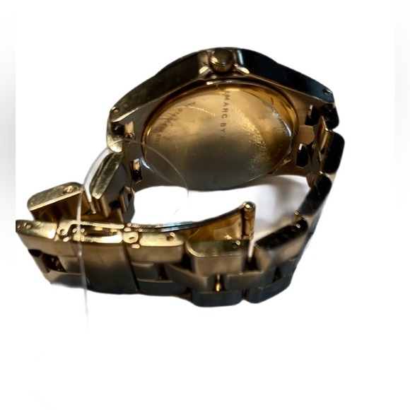 Marc by Marc Jacobs gold plated stainless steel diamond look accent watch - Picture 2 of 3